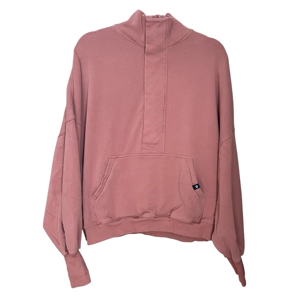 Popflex Ooey Gooey Half-Zip Sweater Womens S/M Canyon Clay Ultra Soft Pullover